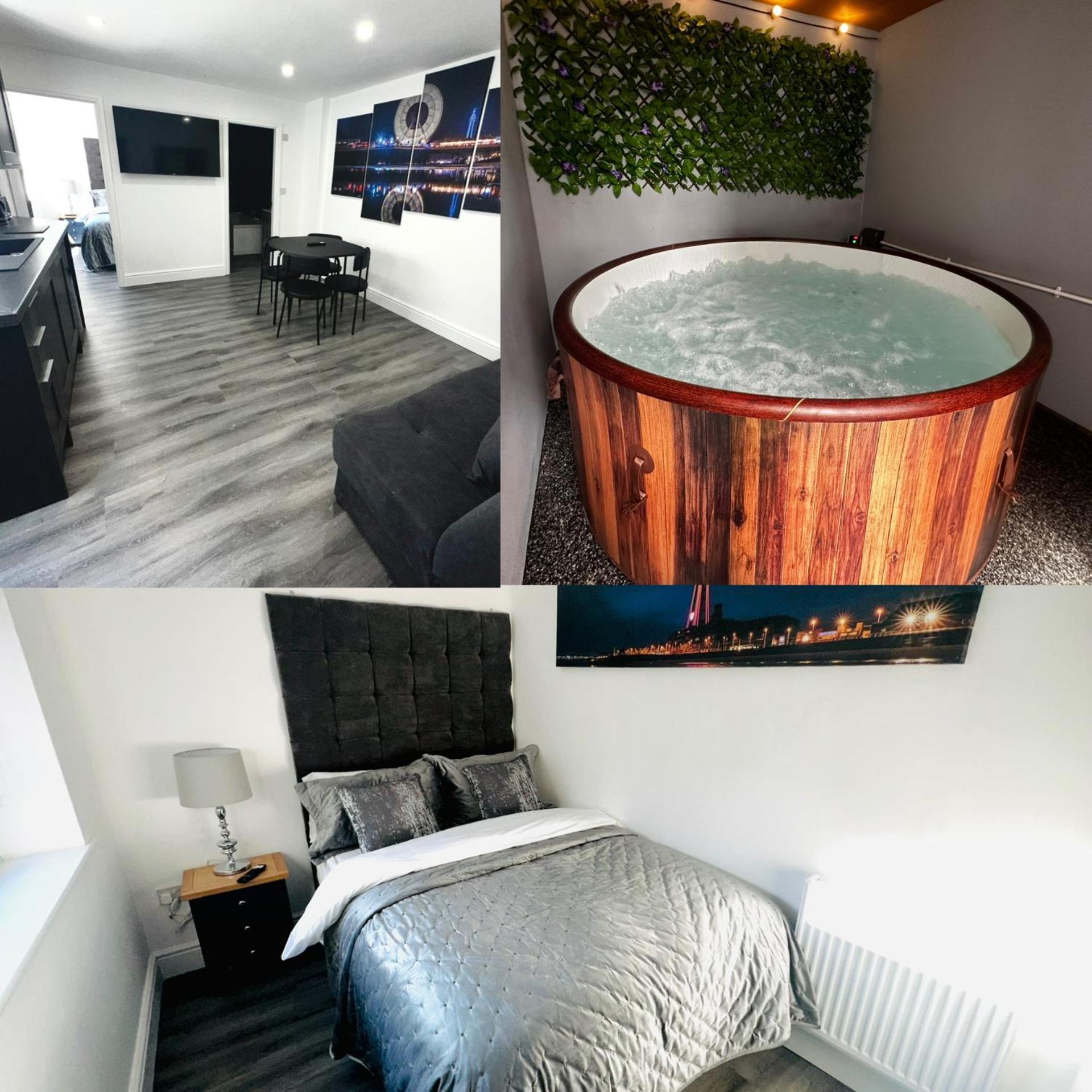 New Osborne Luxury Hottub And Jacuzzi Suites Blackpool Ruang foto